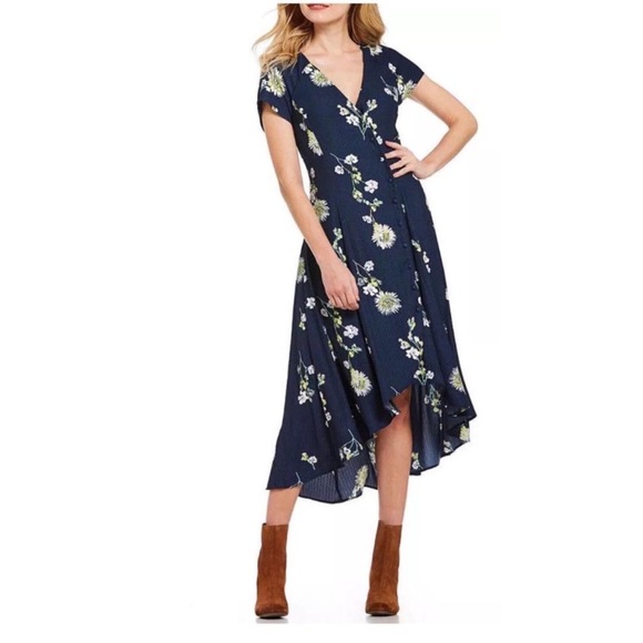 Free People Dresses & Skirts - Free People | Floral Button Front Wrap Dress